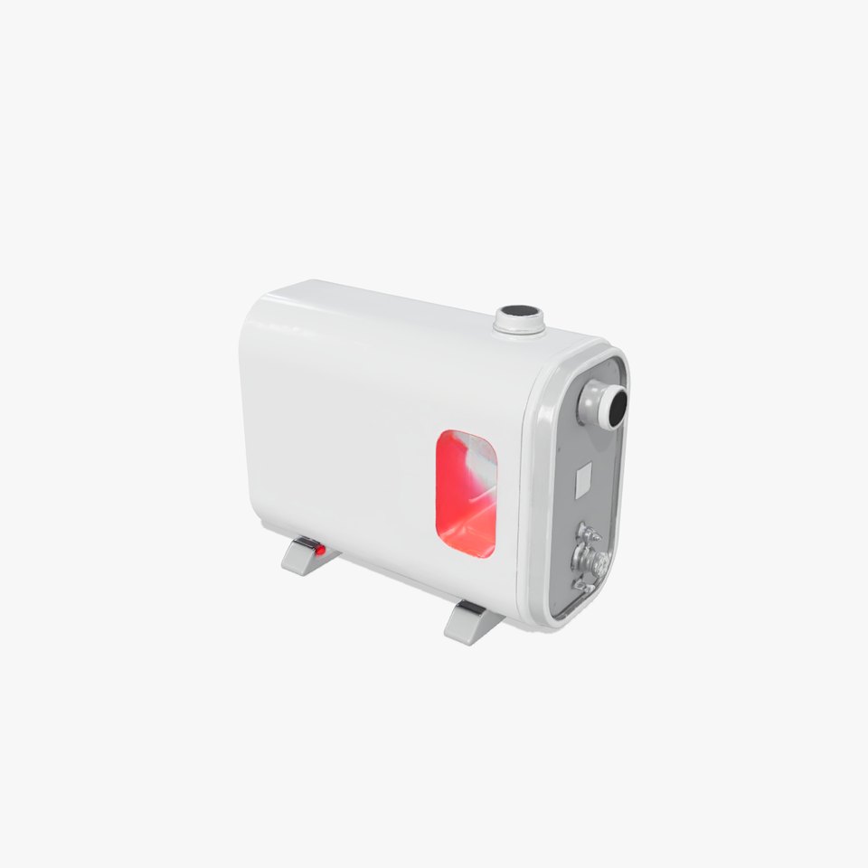 Futuristic Boiler Model Pack with Transparent Element